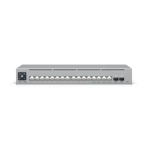Ubiquiti Switch 16 poorten RJ-45, 2x SFP+ Layer 3 84 Gbps switching capacity, AC/DC, PoE 180W
